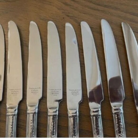 8 Reed & Barton Stainless DORADO Dinner Knives Set of 8 Flatware Korea - Picture 2 of 4